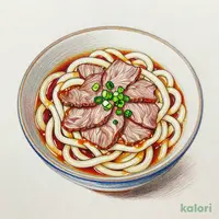 黒毛和牛のつけうどん