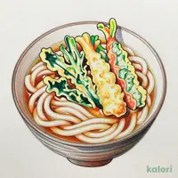 野菜の天ぷらうどん