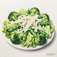 6品目野菜のグリーンサラダ～ふんわりパルメザン～