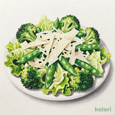 6品目野菜のグリーンサラダ～ふんわりパルメザン～