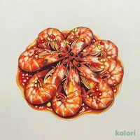 プリッと海老のチリソース