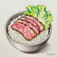 Roast Beef and Beef Kalbi Rice Bowl