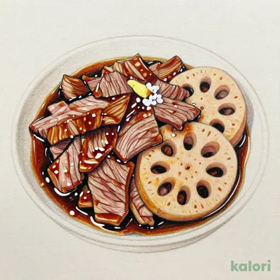 牛肉蓮根しぐれ煮