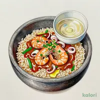 石焼 海鮮あんかけ 牛肉炒飯