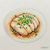蒸し鶏の葱しょうが塩ダレ
