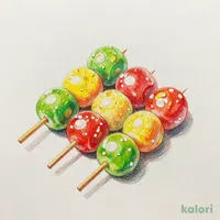 カラフルうるるん団子