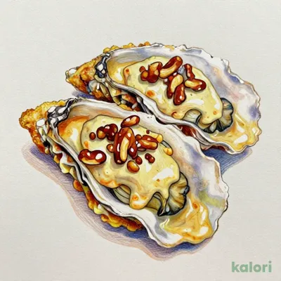 広島県産牡蠣とごぼうのオイスターソースマヨ～キャラメルナッツ添え～