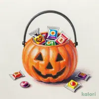 ハロウィン クリアパンプキンバケツ（オレンジ） 1個【ハロウィン】