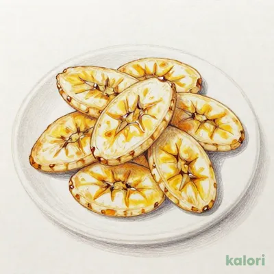 スライスバナナチップス（クレームブリュレ風味） 95g