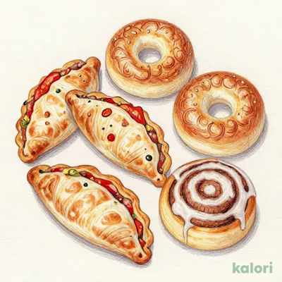 World Breakfast Set (Calzone, Bagel, Cinnamon Roll)