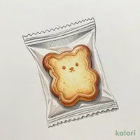 Bear-Shaped Biscuits (Mixed Vegetable Flavor), 64g