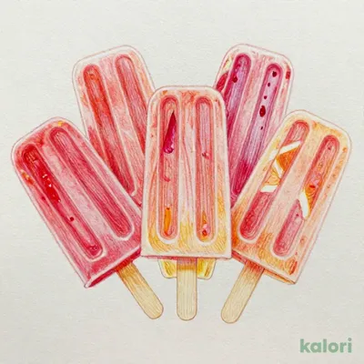 Its Fruits Organic Fruit Water Ice Bar, Red (400ml)