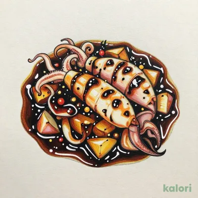 El Pescador Squid in Ink, 115g