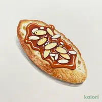Caramel Almond Rusk, 12 pcs