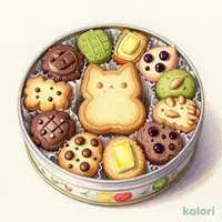 Dadaca Mini Cookie Tin (Good Night), 18 pcs