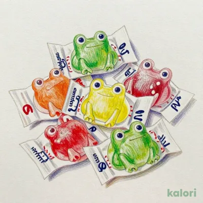 Korobokkur Gummy Parade Frog (14 pcs)