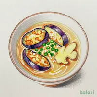 Fried Eggplant and Ginger Miso Soup, 1 serving