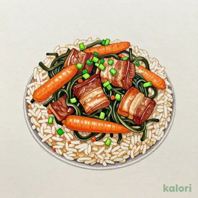 Rafute (Okinawan Pork Belly) Rice Mix