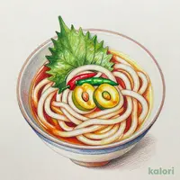 冷やしこだわりうどん 梅 青唐辛子味 130g