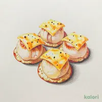 北海道から もへじのおつまみ やわらかチーズ帆立 6個