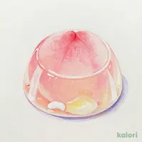 大阪本家駿河屋と作った 白桃水羊羹 85g