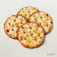 明太子風味のおせんべい 64g