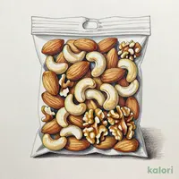 Dry-Roasted Mixed Nuts, Large Bag, 550g