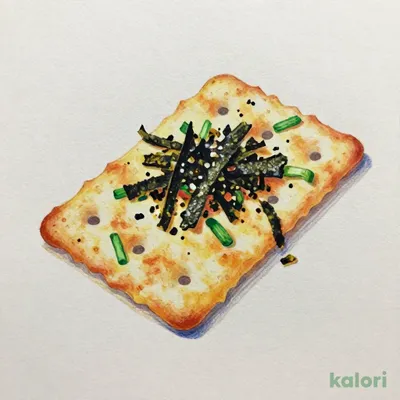 Traditional Taiwanese Scallion Crackers with Seaweed, 80g