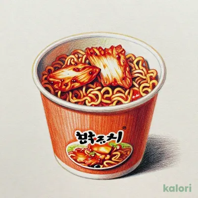 Nongshim Shin Ramyun Stir-Fried Kimchi Cup (Instant Noodles), 122g