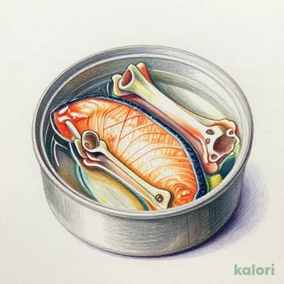 Boiled Salmon Backbone, 150g