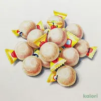 噛んで食べるりんごキャンディ 64g