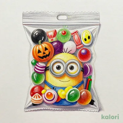 Halloween Minion Confectionery Zipper Bag