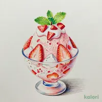 Frozen Strawberry Ice Treat