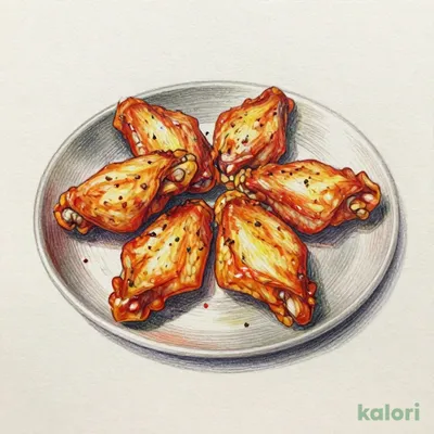 Microwaveable Fried Chicken Wings, Spicy Tandoori Flavor