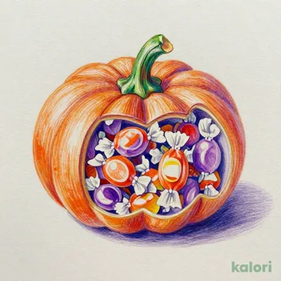 パンプキン ラッフィングライトポット 1個【ハロウィン】
