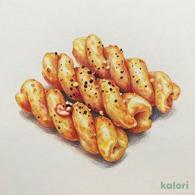 フライドパスタスナック 海老のアヒージョ味 38g【賞味期限：2026/11/25】