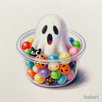 ハロウィン グローインザダークゴースト 1個【ハロウィン】