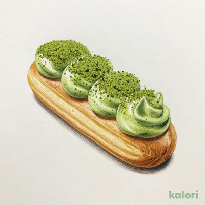 【冷凍】ショコラトリーキャメル エピュイ 抹茶エクレア 1個