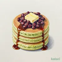 国産米粉のパンケーキミックス 国産抹茶 200g