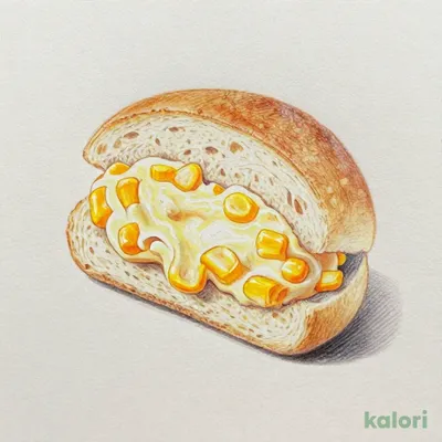 【冷凍】やみつきコーンクリームパン 1p