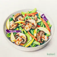 ≪前菜バイキング≫焼ききのこと旬野菜の柚子マリネサラダ