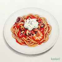 ぎをん椿庵　夏期間限定　９８サワークリームとシーフードの冷製トマトソース