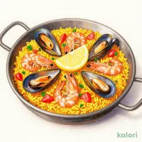 ≪信濃町店限定 期間限定バル≫シーフードときのこの鉄板パエリア