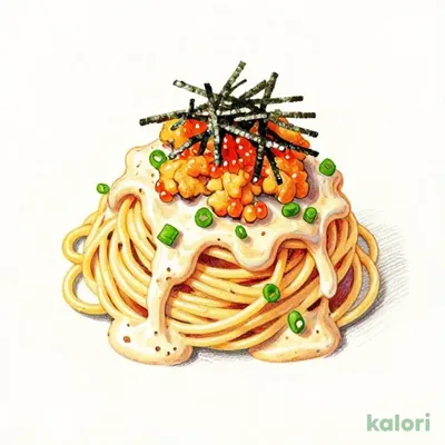 Rich Uni Cream Pasta with Sea Urchin and Salmon Roe