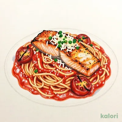 Seared Fatty Salmon Tomato Cream