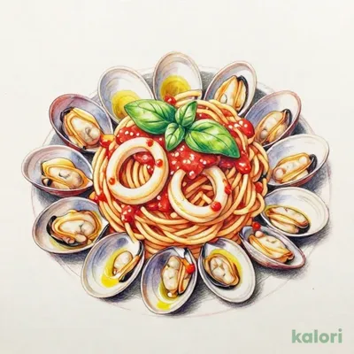 【大盛】ヤリイカのボンゴレロッソ