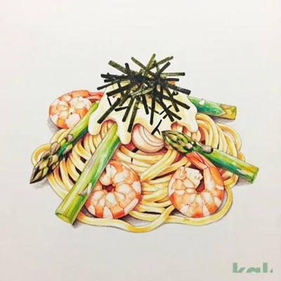 18 (Fettuccine) Plump Shrimp and Scallops with Mentaiko Cream Sauce