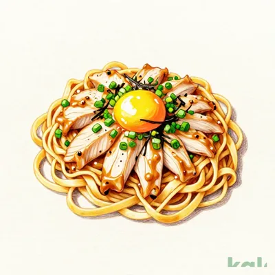 19 (Fettuccine) Sakurahime Chicken Japanese-style Carbonara