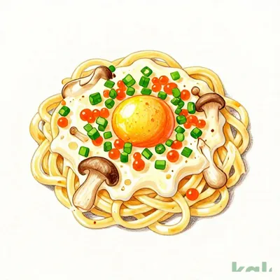 Popping Cod Roe Japanese-style Cream Sauce