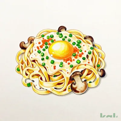 27 (Fettuccine) Large Popping Cod Roe Japanese-style Cream Sauce